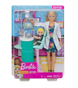 Barbie dentist doll and playset 